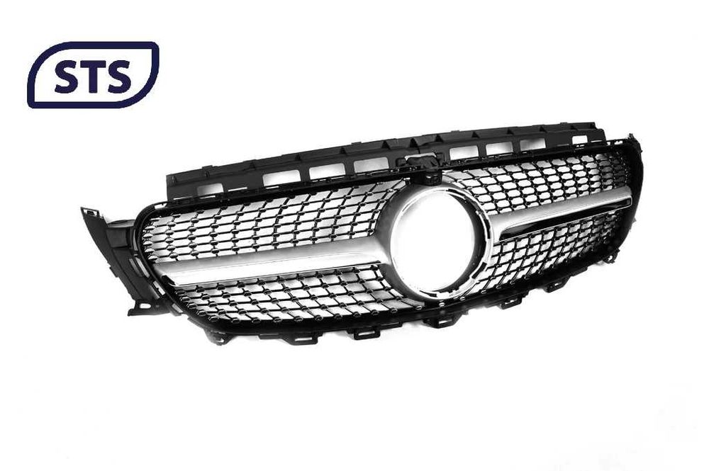 Решетка Diamond Silver Mercedes W213 (2016-2019) Решітка радіатора AMG