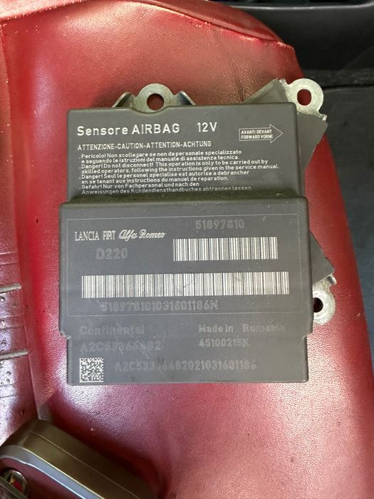 Módulo airbag Fiat 500 51897810 A2C53366482