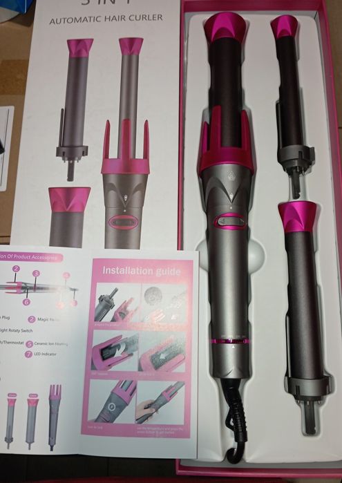 Lokówka Automatyczna Ceramiczna 3W1 45W 230 stopni