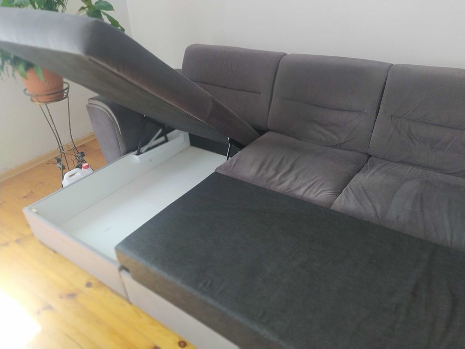 Duży narożnik 3 m z funkcją spania