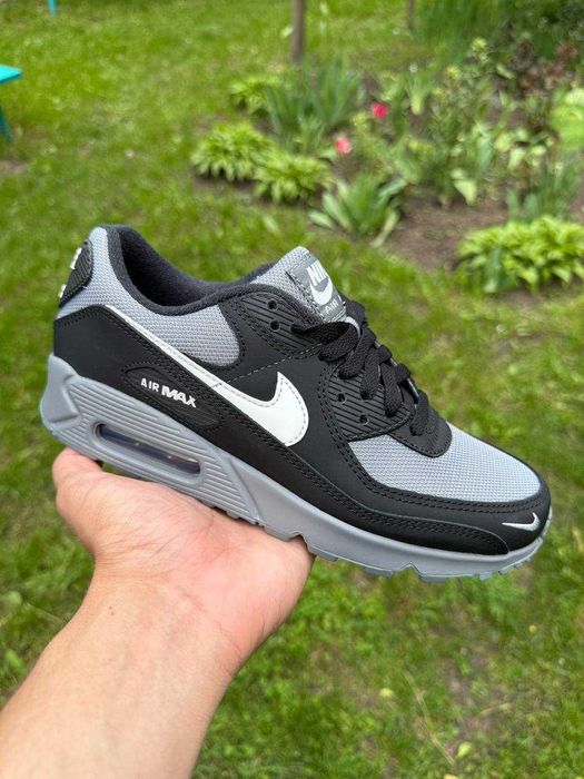 ОРИГІНАЛ! Nike Air Max 90 Black/Grey 40 40.5 | IM5989-010