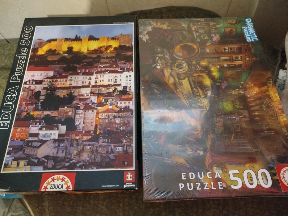 Lote 3 Puzzles 500 Peças NOVOS  - Entrego em LISBOA
