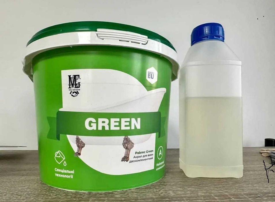 Акрил. Реставрация ванны 1.5м-1,7м (Plastall Titan). Жидкий наливной