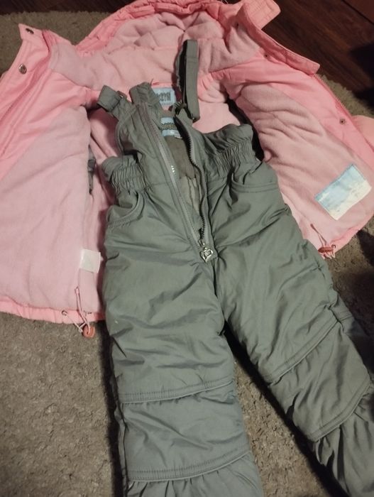 Зимовий теплий комбінезон на дівчинку