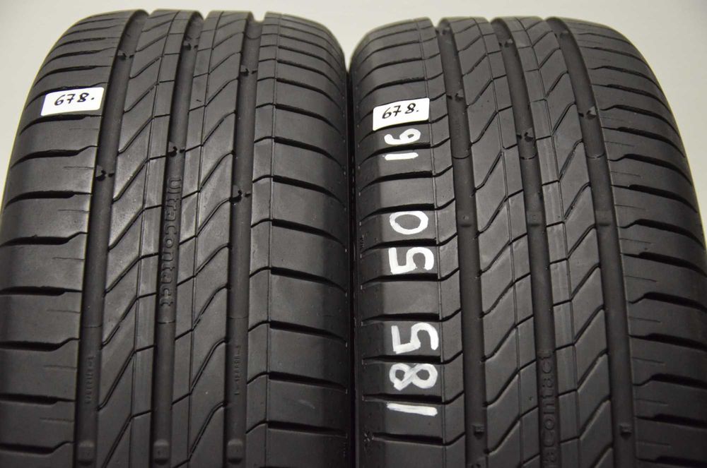 ROK 2024, 185/50 R16 Continental UltraContact Letnie para 2szt nr678