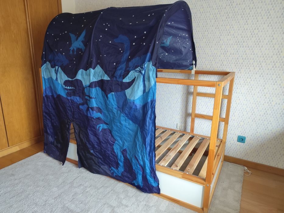 Cama criança ikea + dossel