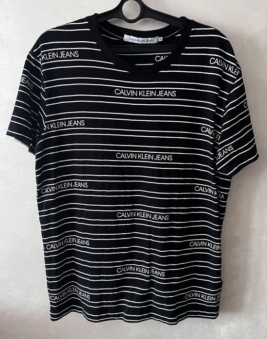 Футболка чоловіча Calvin Klein, чорна, р. M