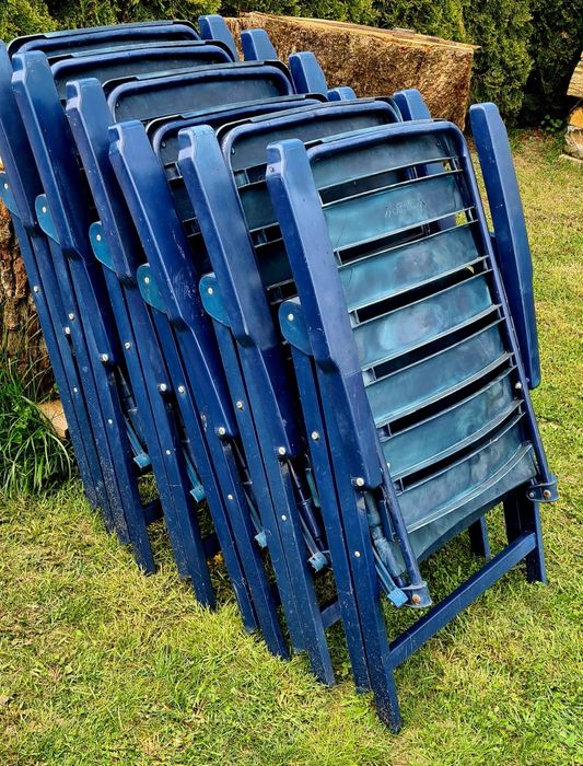 krzesła ogrodowe 2 szt fotele skladane możliwość zlozenia