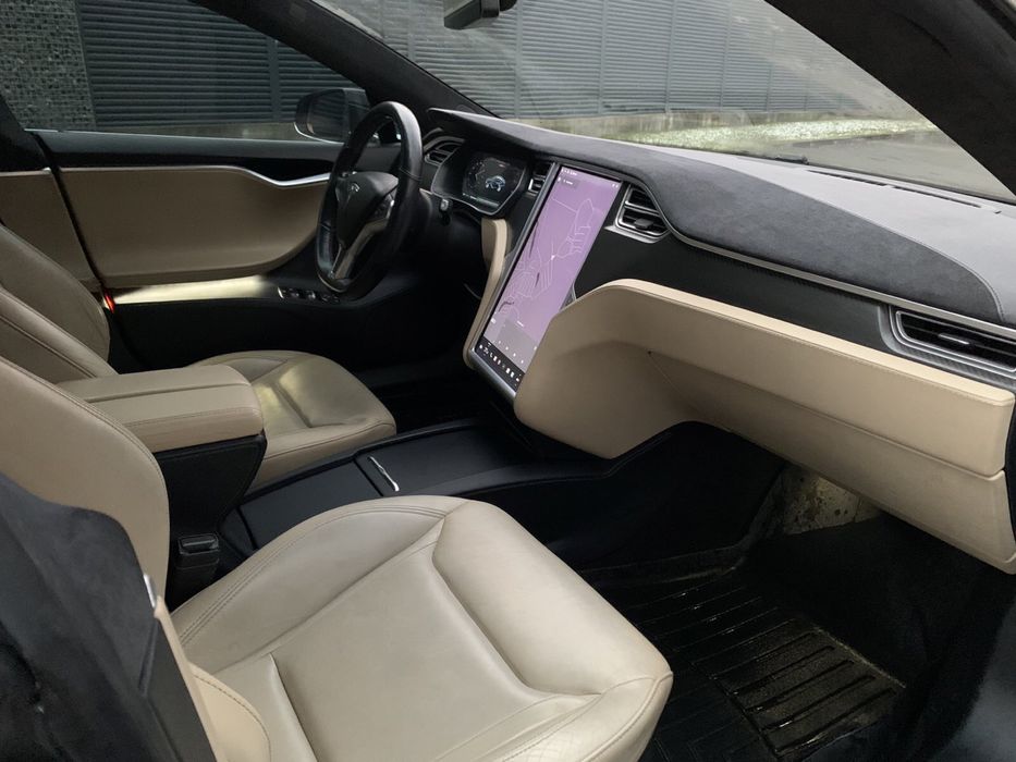 Tesla S P85 D Pnevma 12 міс 2014 рік, Dark Blue