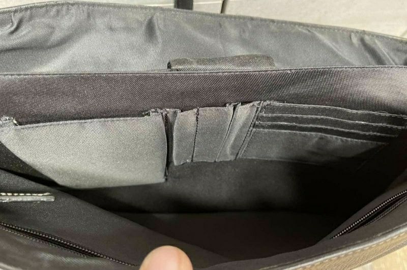 Портфель кожаный Италия (40/30/10см)