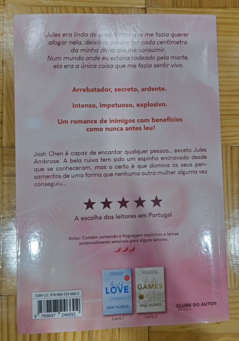 Livros coleção Ana Huang (conjunto de 3 livros novos)