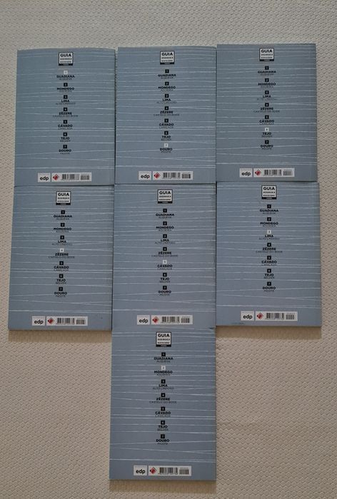 6 Guias dos Rios e Barragens de Portugal. Visão.  Novos