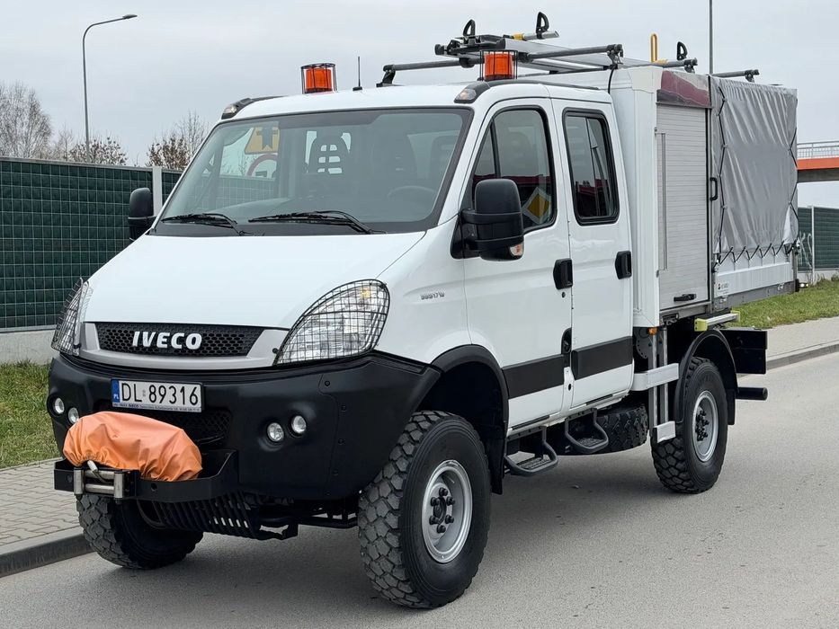 Iveco DAILY  55S17W SALON PL // 1 WŁ // FV 23% // DOKA // 7 OS // 3.0 L 4X4 !  !  !