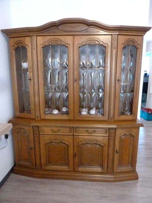 Вітрина буфет дуб- горіх