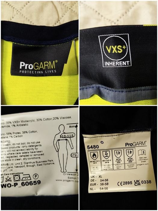Огнестойкая защитная футболка от Progarm 52 L