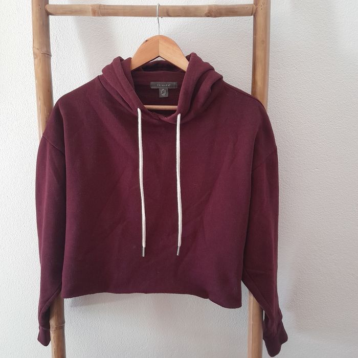 Sweat com capuz e atilhos da Primark