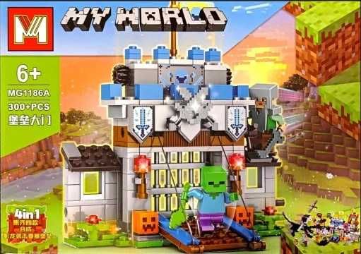 Klocki Konstrukcyjne Minecraft My World Forteca 300+ el