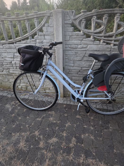 Rower z koszykiem