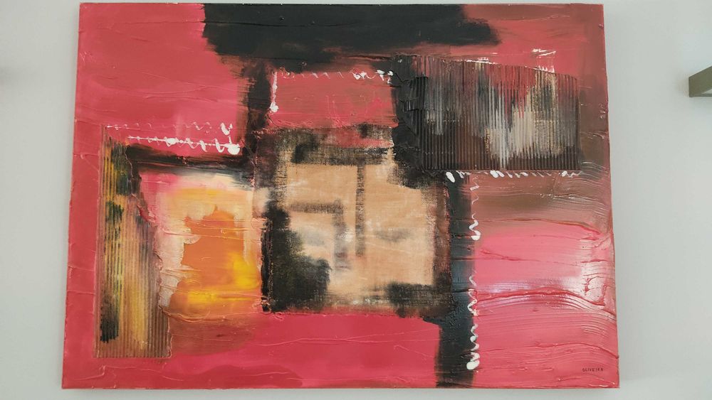 Abstract Painting on Canvas