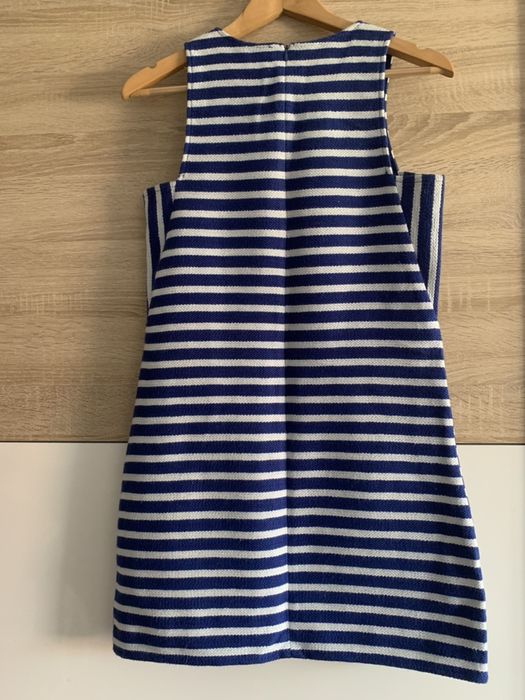 Reserved sukienka marynarska paski pasiaki marins prosta 36