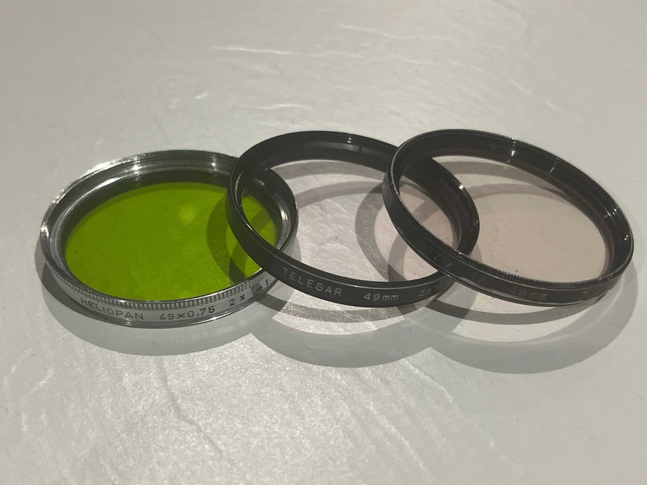 Filtros Telesar, Gozo e Heliopan 49mm
