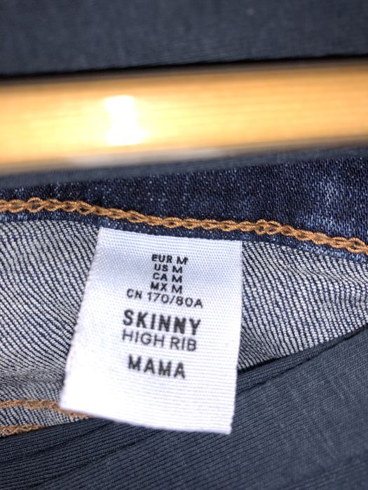 H&M mam dzinsy ciążowe skinny M bdb