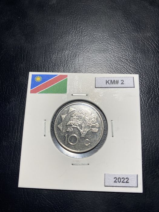 Moeda de 10 Cent da Namíbia de 2022