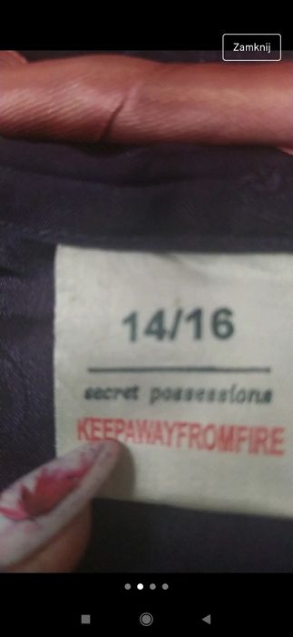 Fioletowy szlafrok Secret Poession 42/44