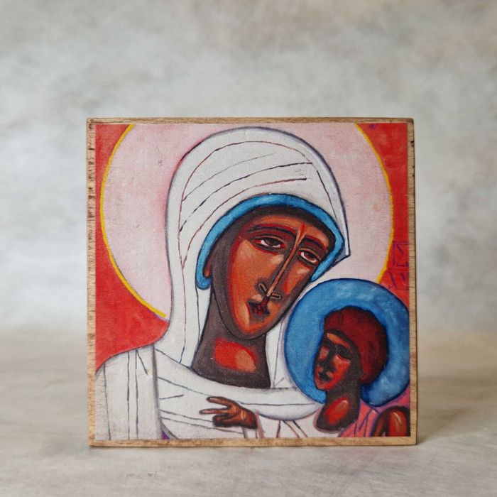"Matka Boża z Dzieciątkiem" - Reprodukcja ikony Jerzego Nowosielskiego
