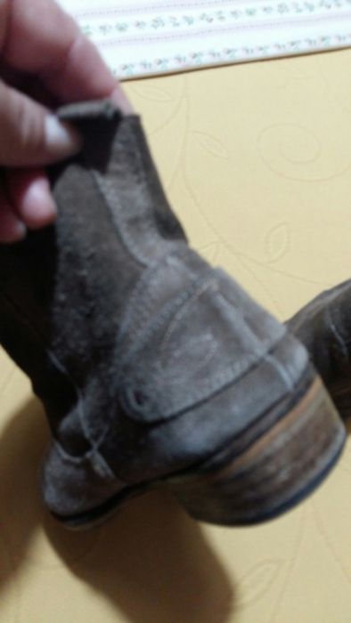 Bota zara camurça n.38