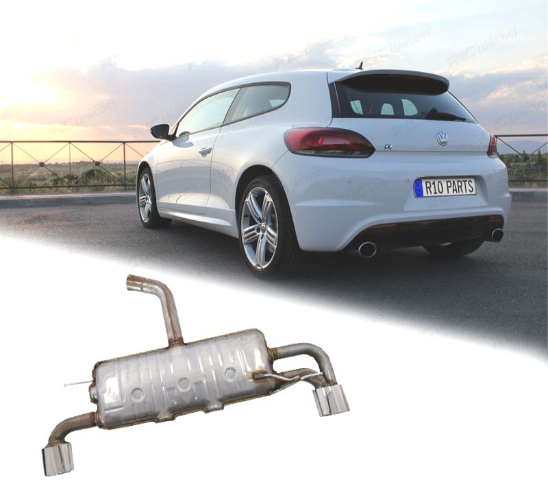 PANELA DE ESCAPE VOLKSWAGEN SCIROCCO 08- LOOK R