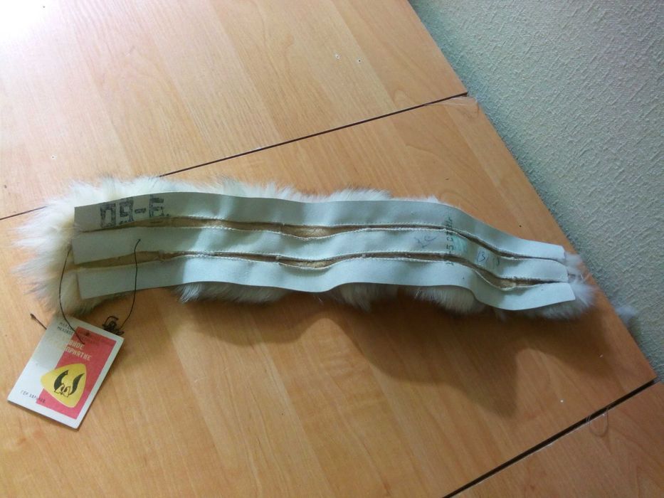 воротник женский . мех лоскут песца сорт 1