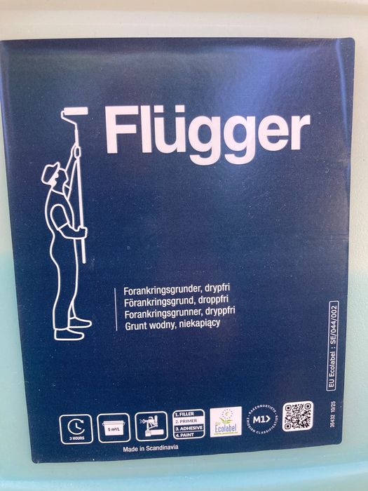 Flügger Non-drip - niekapiący grunt wodny pod farby i gładzie