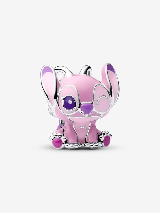 Conta Angel Lili & Stitch Disney Pandora em Prata de Lei 925 Novo!