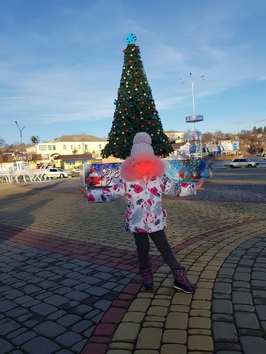 Зимовий комбінезон для дівчинки