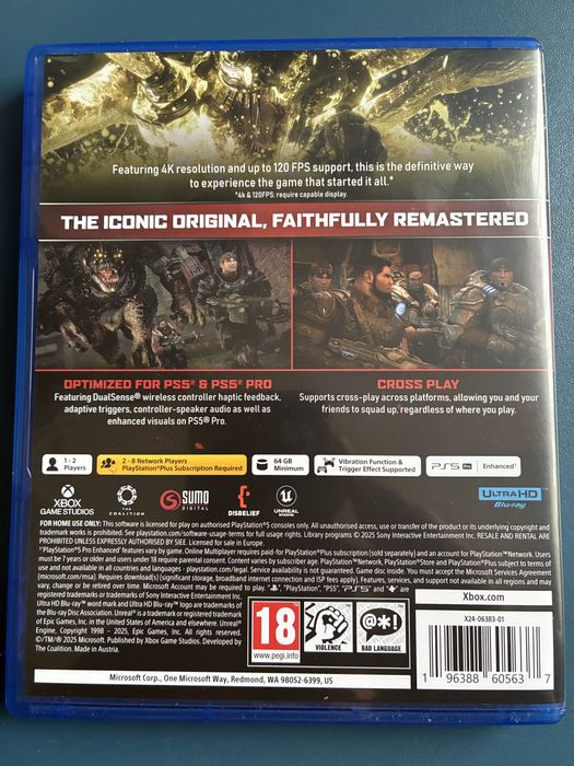 Gears of War : Reloaded  PS 5