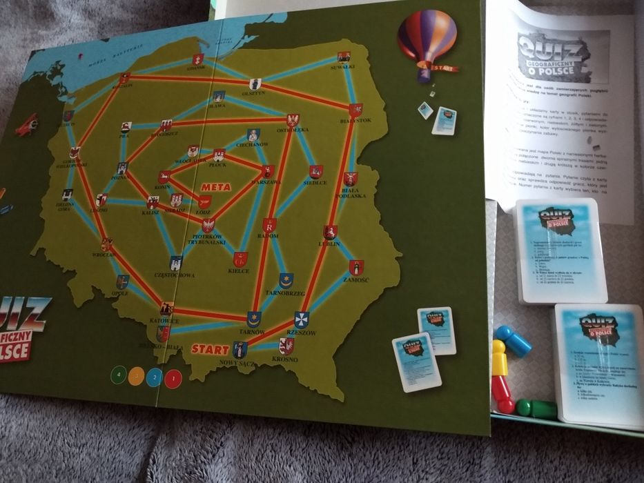 Gra -Quiz Geograficzny o Polsce