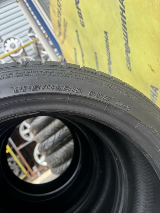 Шини Sumitomo 225/45r18 всесезонка склад б/у резина