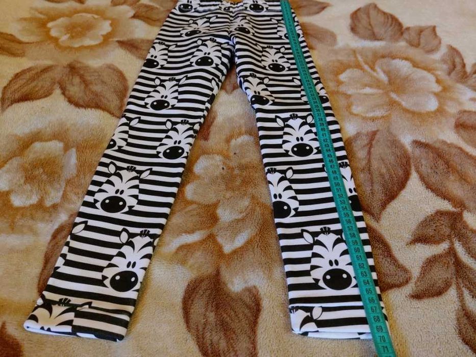 Spodnie leginsy ocieplane Zebra roz. Ok 122