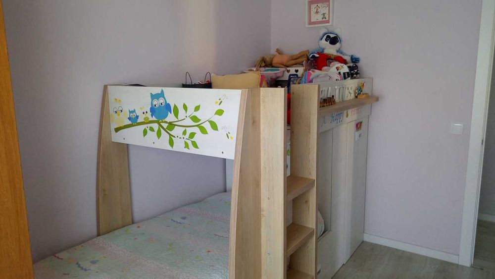 Cama Beliche Armário