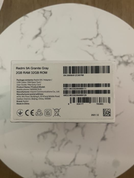 Redmi 9A Granite Gray 2GB 32GB Nowy