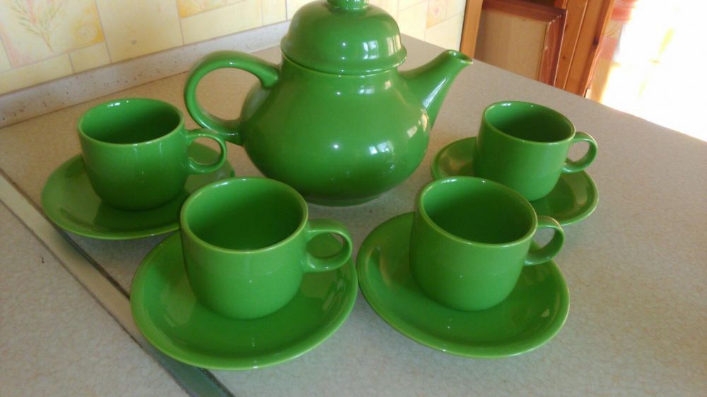 Ceramiczny komplet kawowy