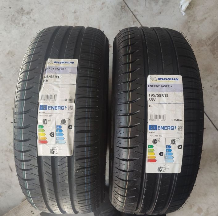 Michelin Energy Saver+ 195/55R15 nowe opony para 50% ceny
