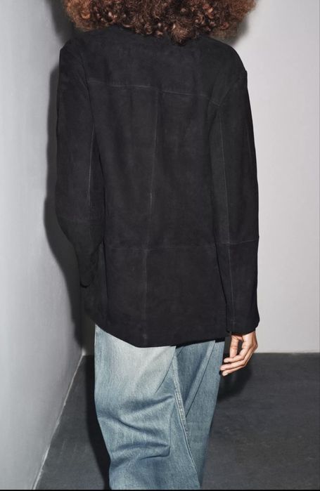 Замшевий піджак куртка Zara Limited edition