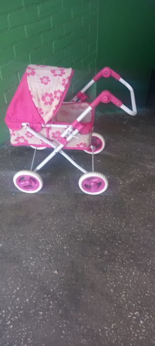 Каляска  для  куклы.   Вишнёвое.