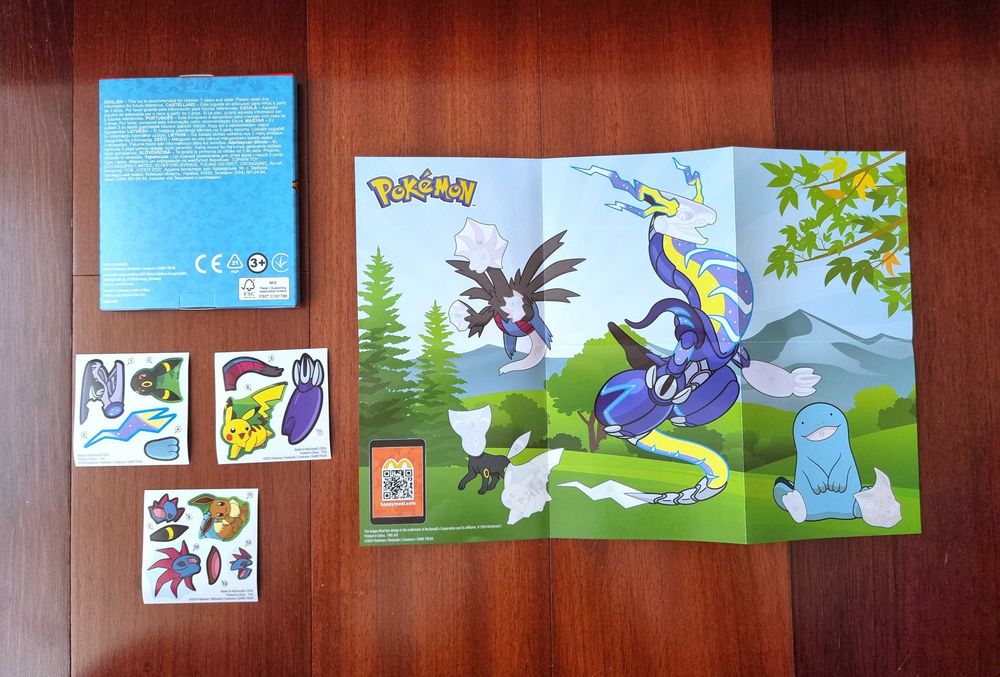 5Caixas Pokémon-Dragonite+Pikachu, Dragapult, Eevee, Miraidon, Umbreon