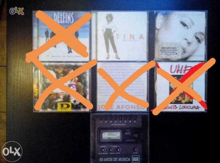 CD`s de todo o tipo de música.