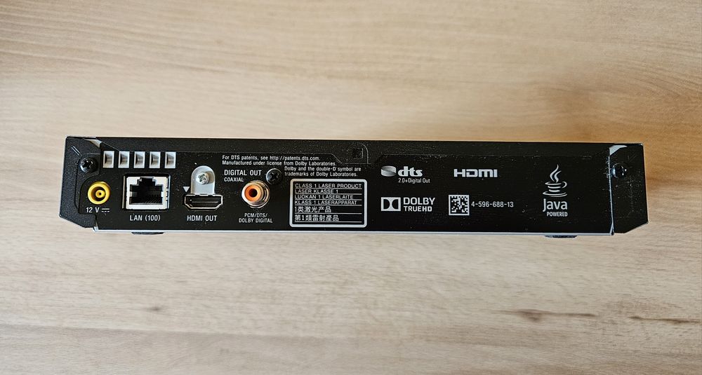 Odtwarzacz Sony Blu Ray Disc DVD Plaeyr S3700