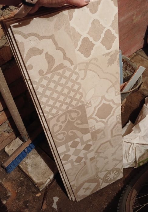 Плитка Allore Group Dover Patchwork Beige W M NR Satin 1 25x75 см