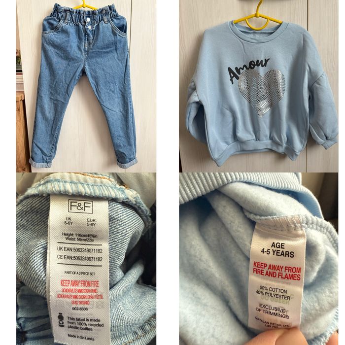 Джогери та кофта для дівчинки